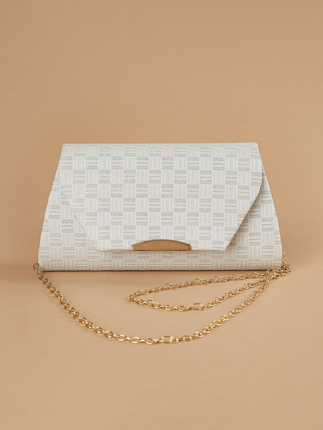 CODE by Lifestyle Half Moon Embellished Handheld Bag