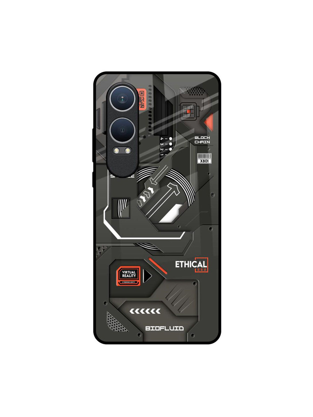 QRIOH Tech Aesthetics OnePlus Nord CE4 Lite 5G Impact Resistant Back Case