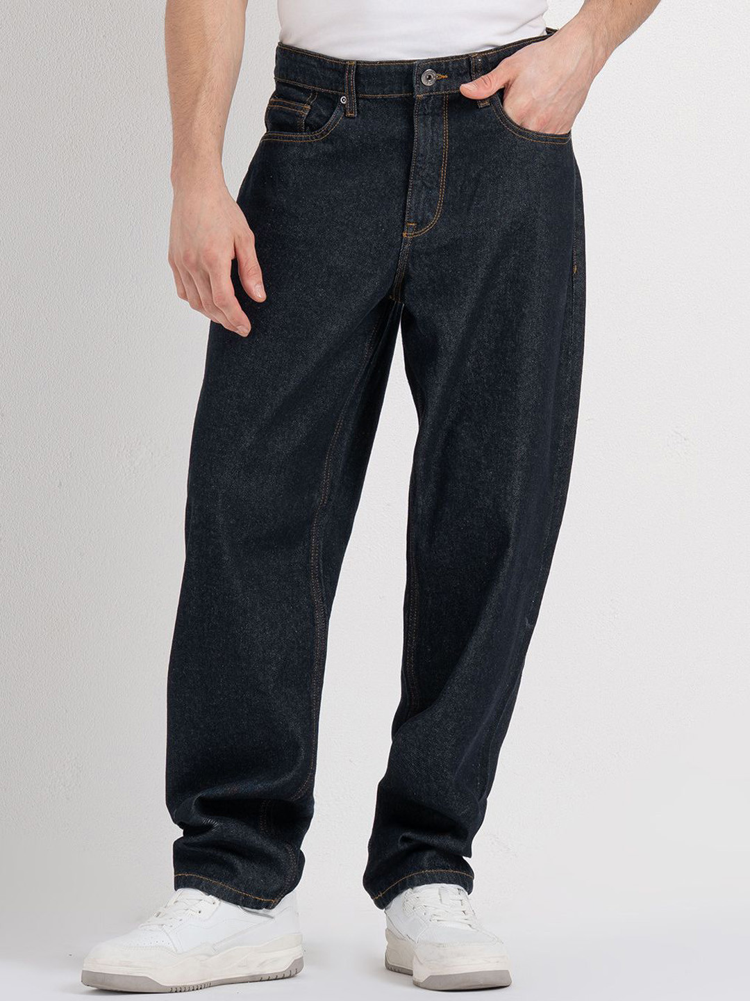 Red Tape Men Baggy Functional Stylish Workwear Denim