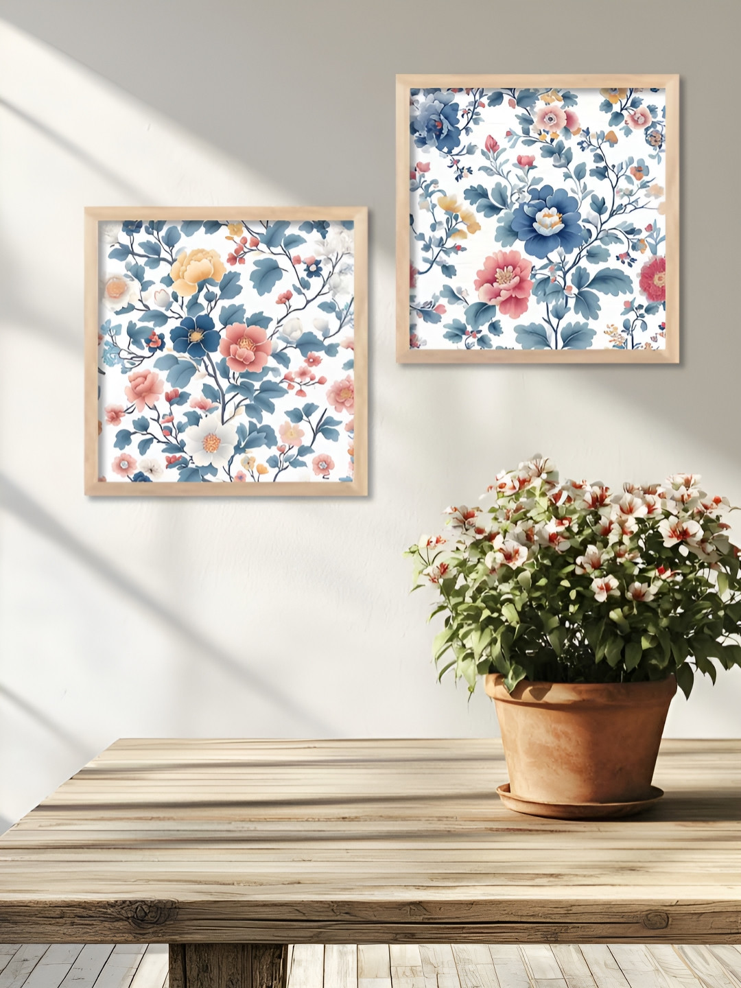 Kotart Wood Wall Rectangle Paintings Wall Art - 8.26 x 8.26 In