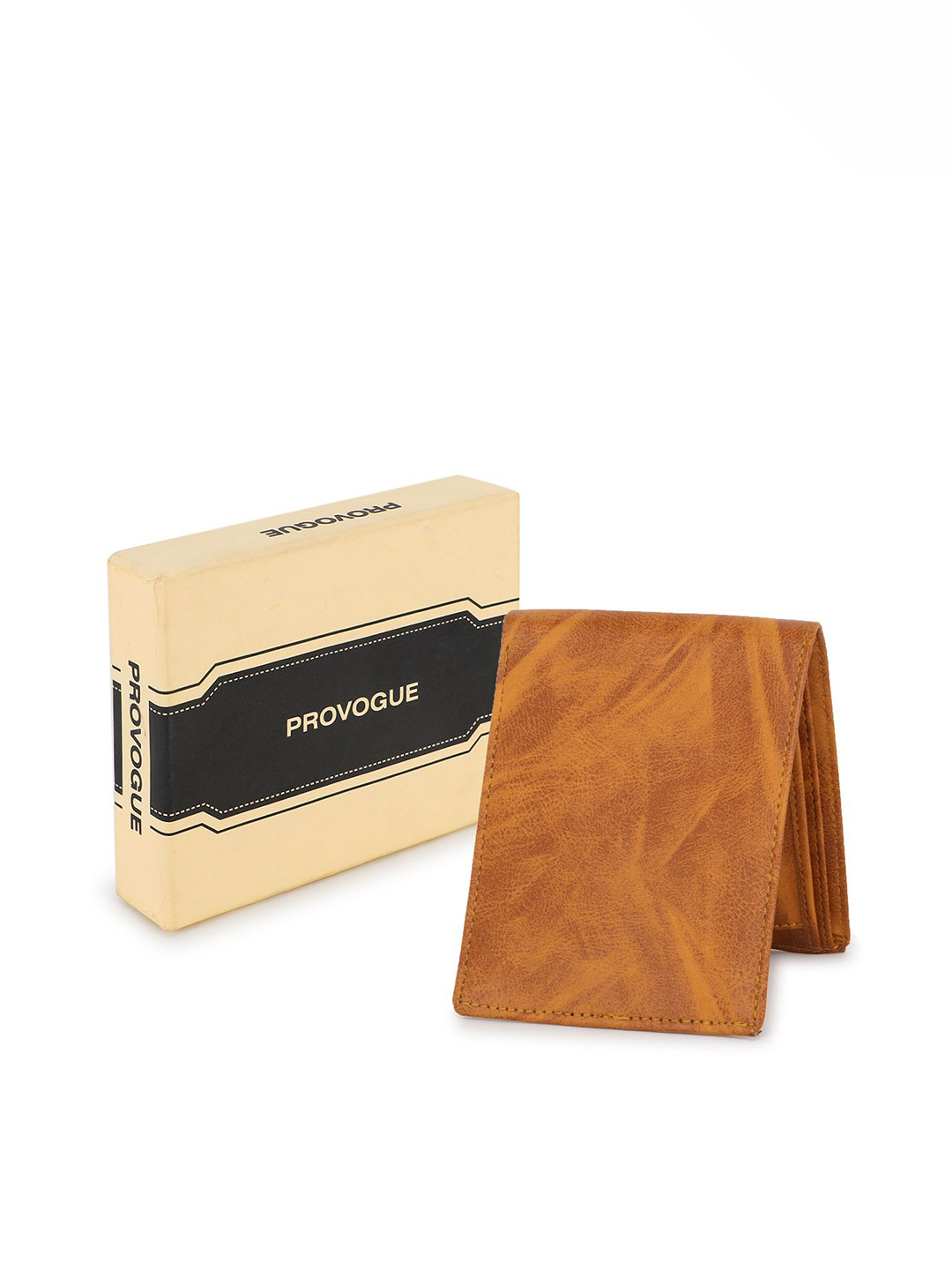Provogue Men Woven Design Two Fold Wallet with SD Card Holder