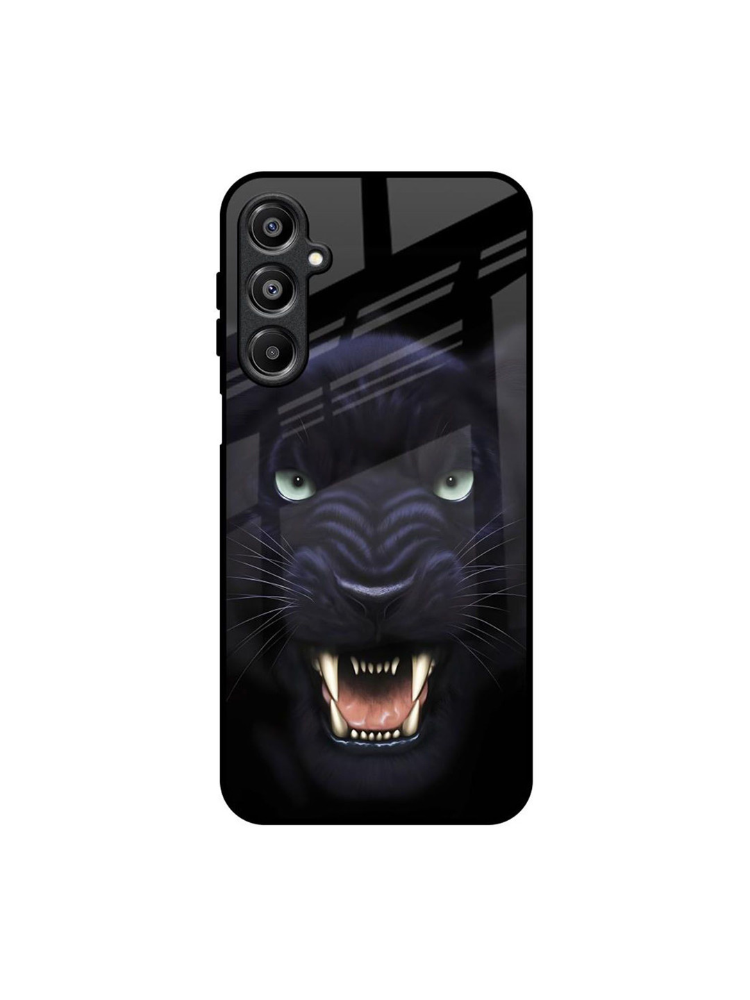 QRIOH Angry Black Leopard Samsung Galaxy A16 5G Impact Resistant Back Case