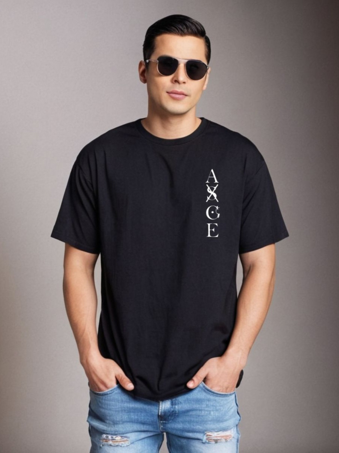 Be Crazy Graphic Printed Drop Shoulder Oversized Baggy T-shirt