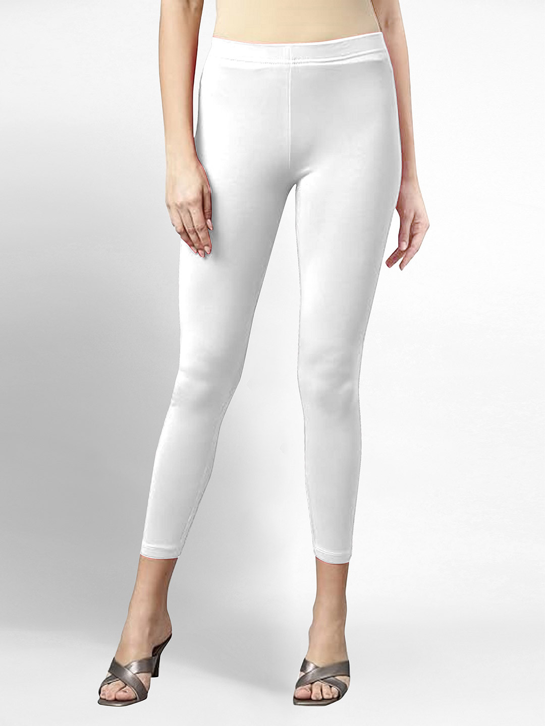Trendmalls Women Super Combed Cotton Elastane Stretch Leggings With Ultrasoft Waistband