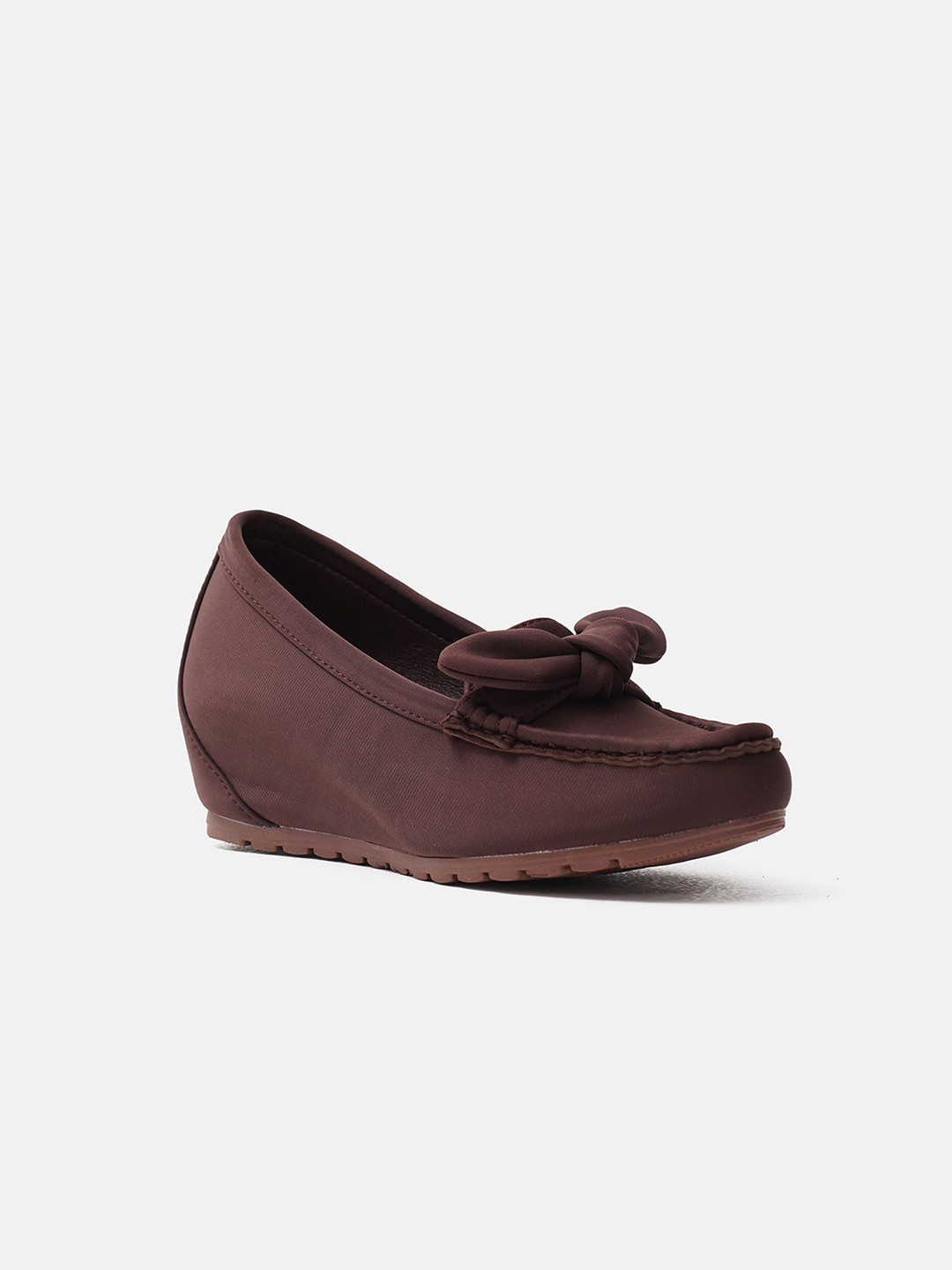JM Looks Girls Round Toe Contrast Sole Loafers