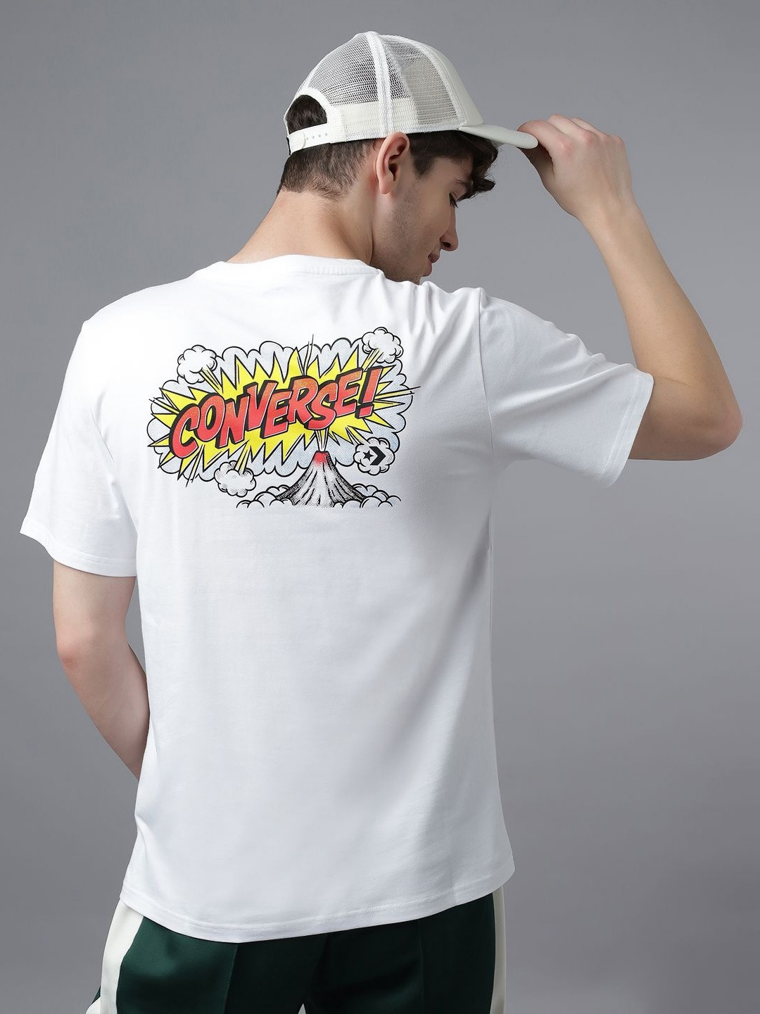 Converse Men Graphic Print Volcano T-Shirt
