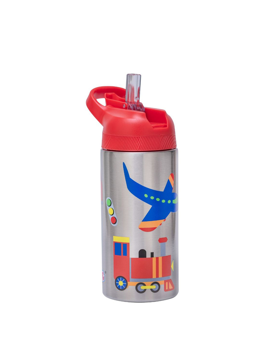 Adore Lumina Kids Stainless Steel Leak Proof BPA Free Straw Sipper - 550ml