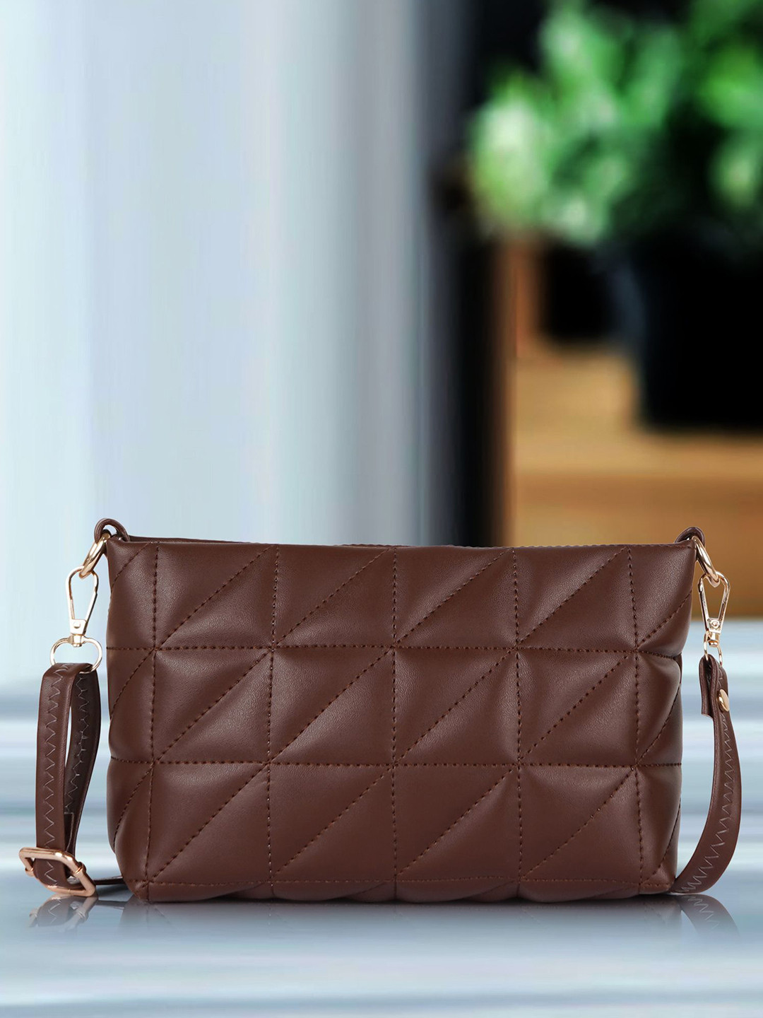 STARWINGS Self Design Crossbody Sling Bag With Quilted
