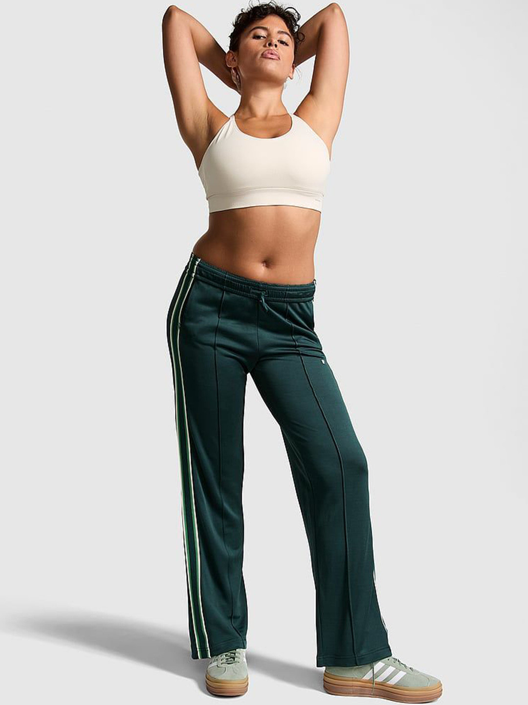 Victoria's Secret Women Wide-Leg Track Pants