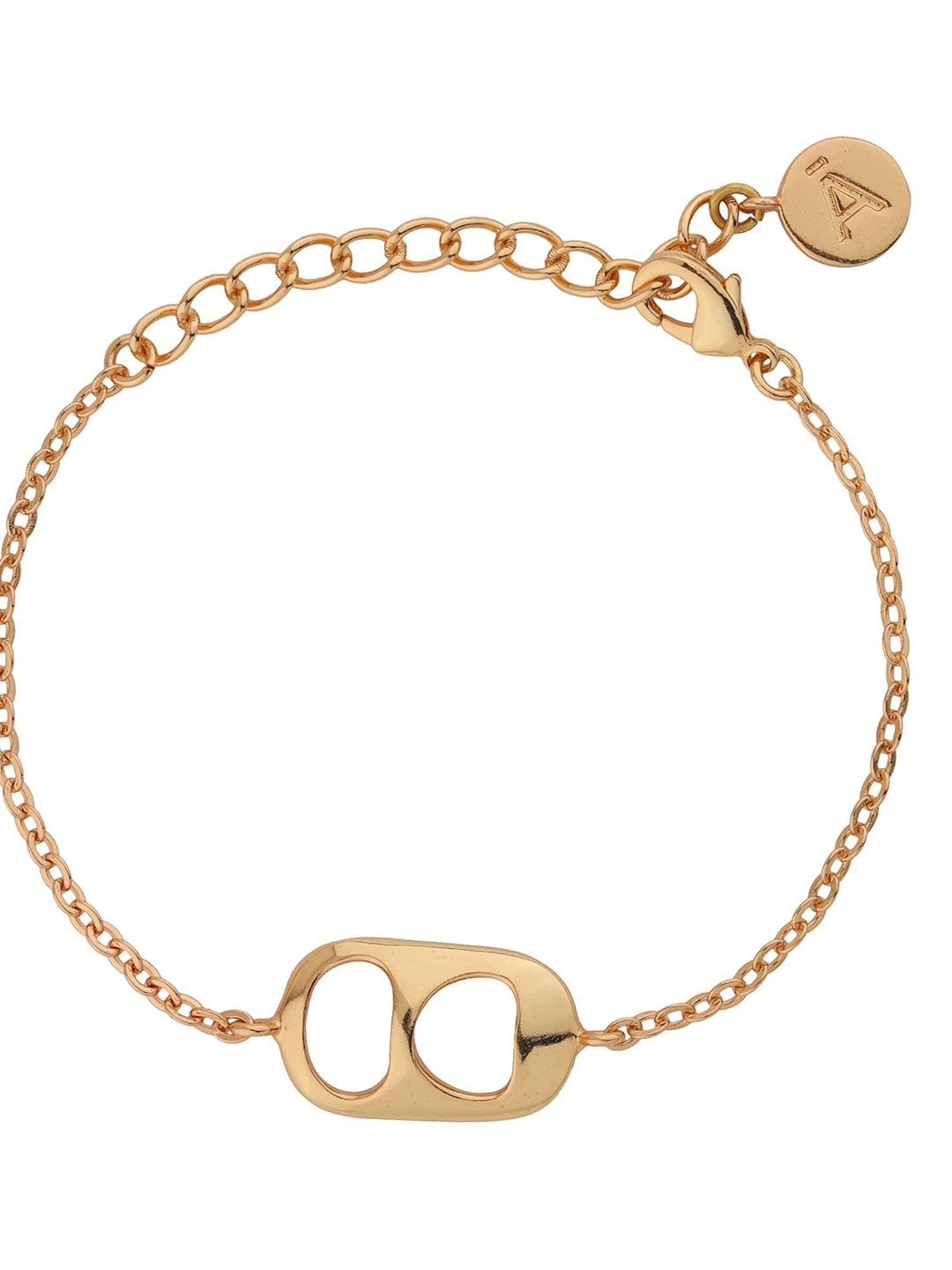 Anaash Gold-Plated Can Opener Link Bracelet