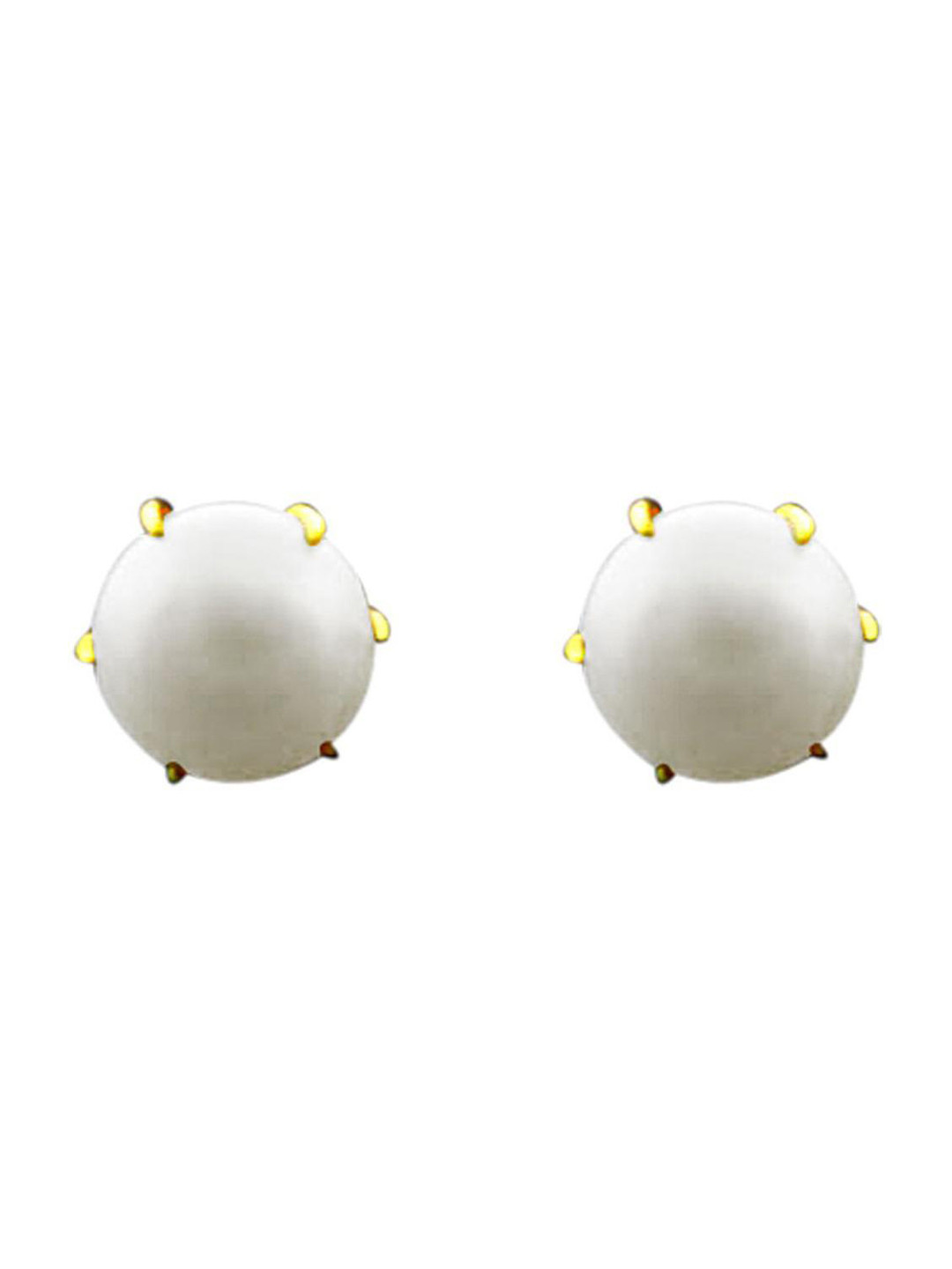 Sri Jagdamba Pearls Dealer Gold-Plated Pearls Beaded Contemporary Studs Earrings