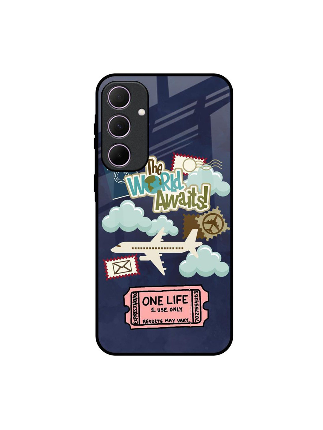 QRIOH Tour The World Samsung Galaxy A35 5G Impact Resistant Back Case