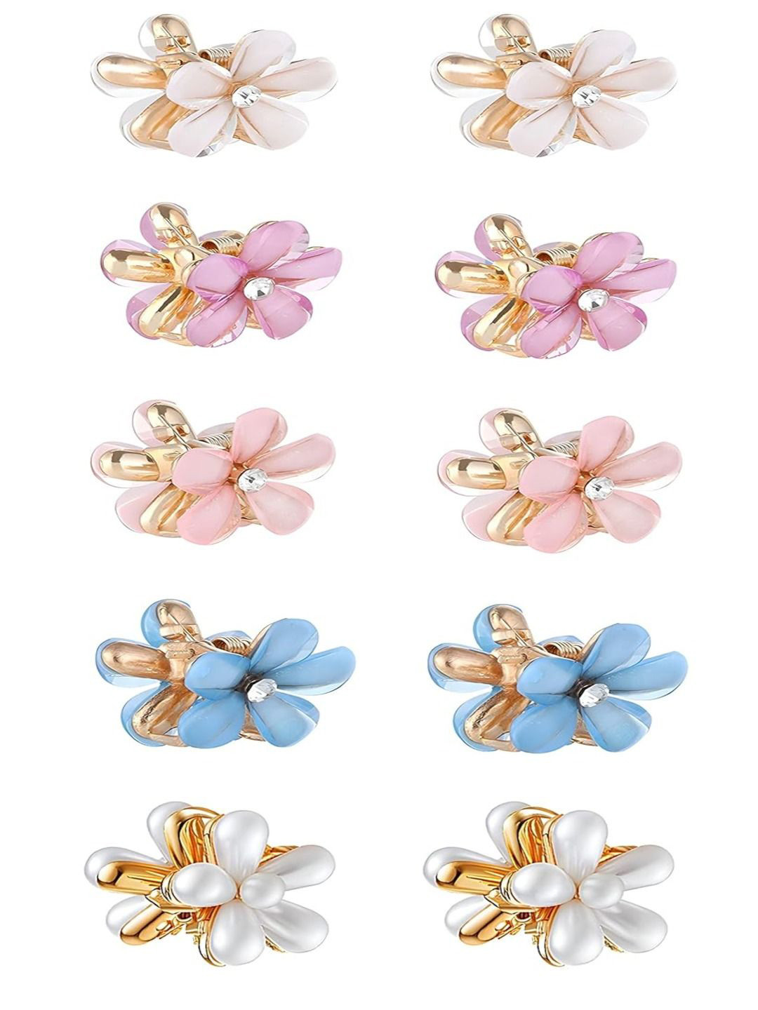 AmazingKarts Women Pack Of 10 Claw Clip Hair Accessory