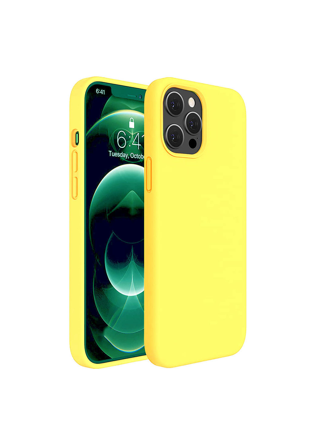 LIRAMARK Solid iPhone 12 Pro Impact Resistant Back Case