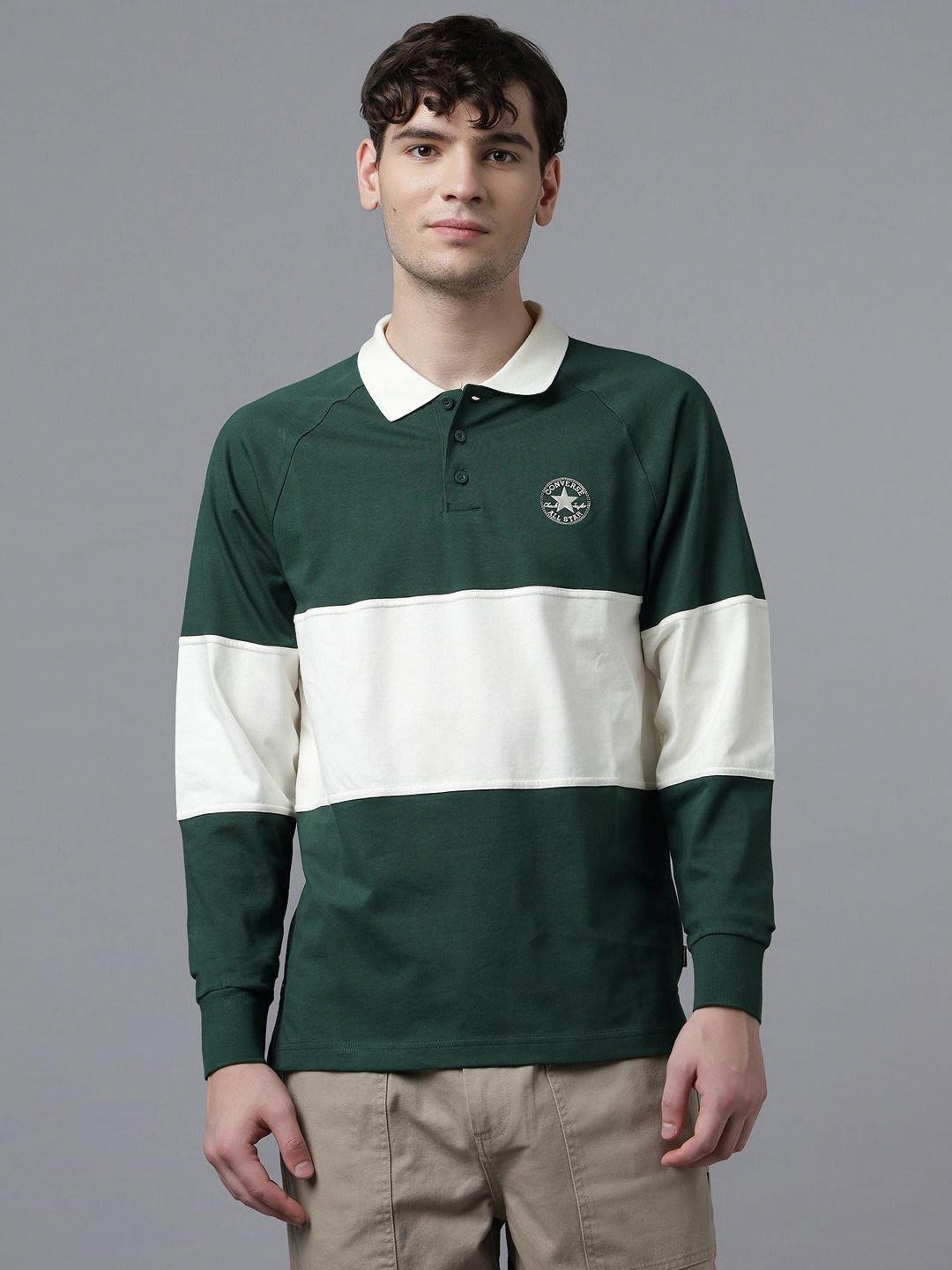 Converse Men Marquis Retro Rugby Polo  T-shirt