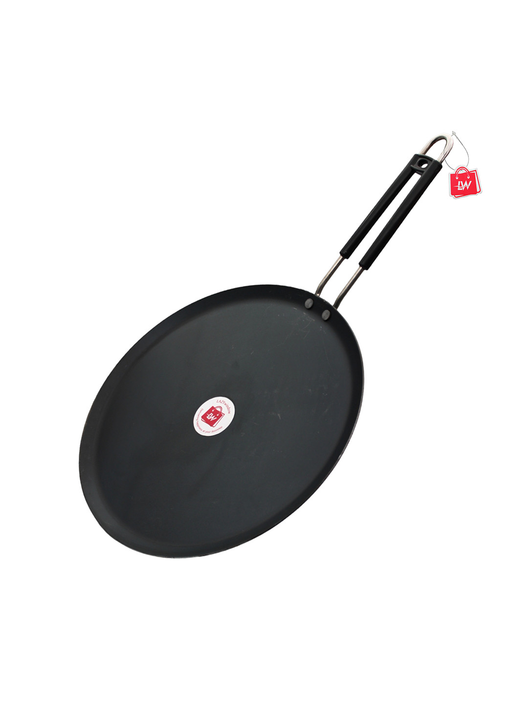 LAZYwindow Black Nonstick Dishwasher & Microwave Safe Tawa