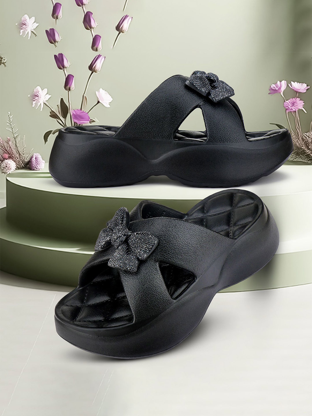 VOKLINE  Open Toe Flats