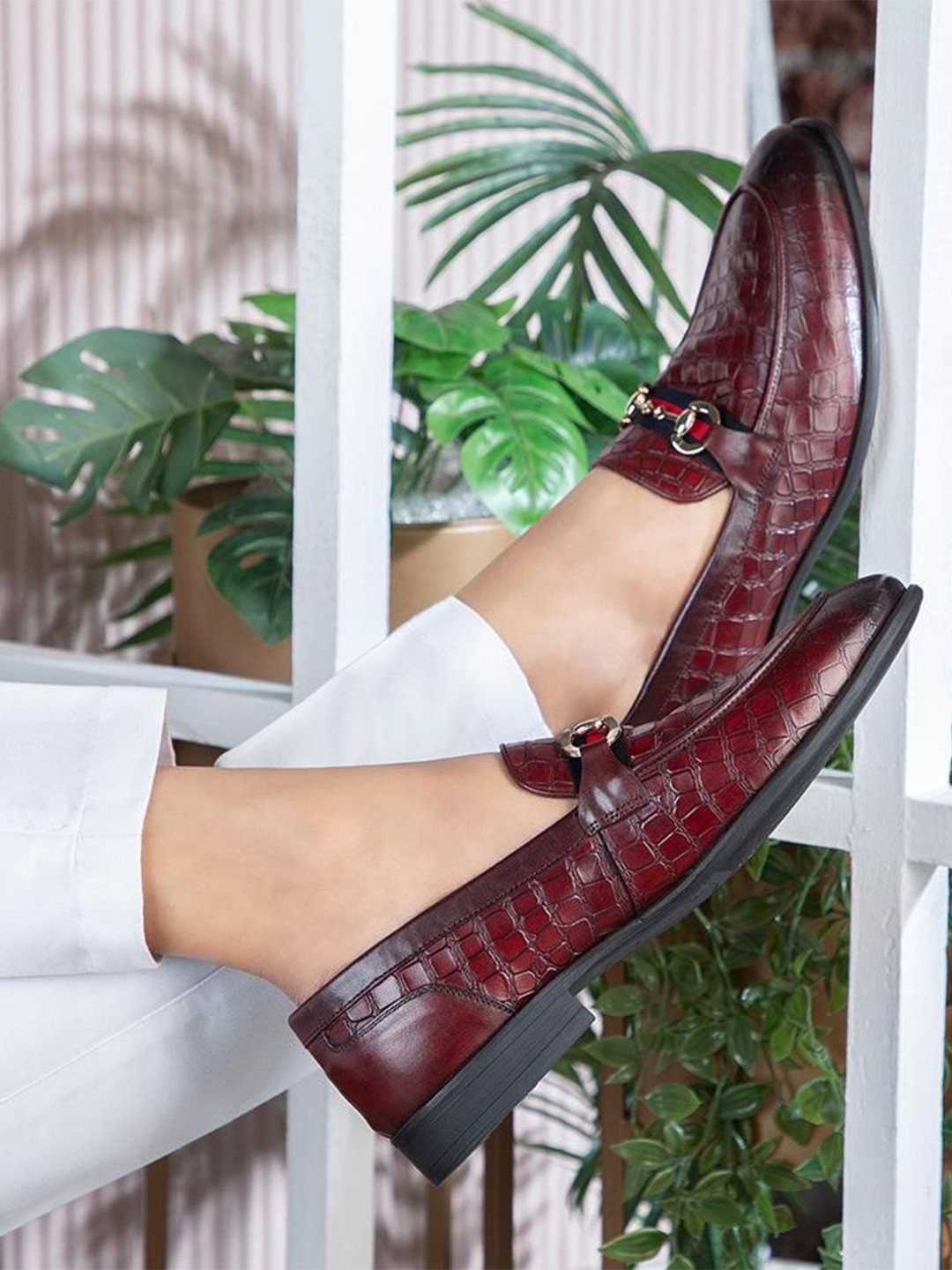 Tresmode Men The Sweden Brown Leather Loafers