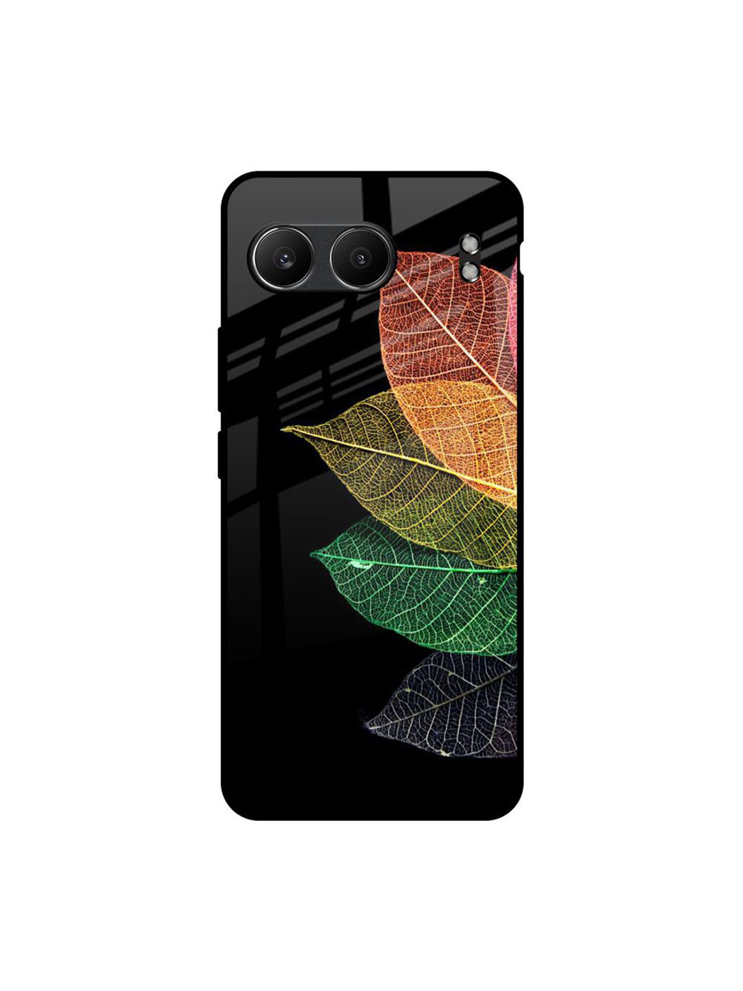 QRIOH Colorful Leaves Real OnePlus Nord 4 5G Impact Resistant Back Case