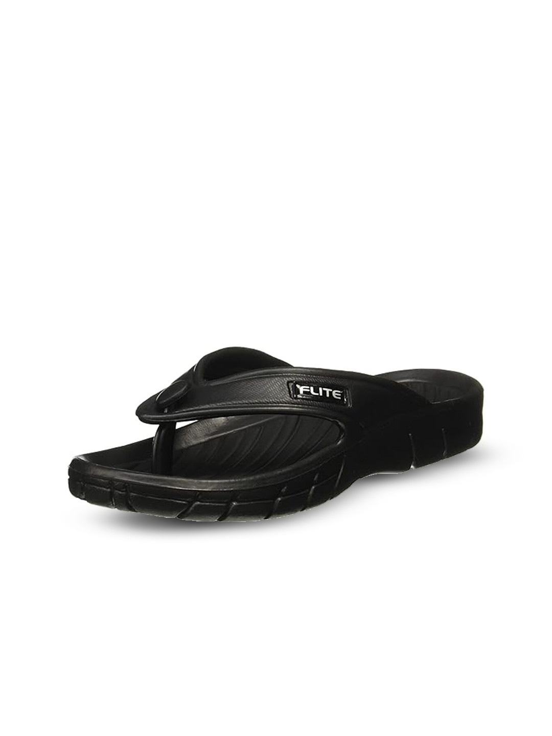 FLITE Men Rubber Textured Thong Flip-Flops