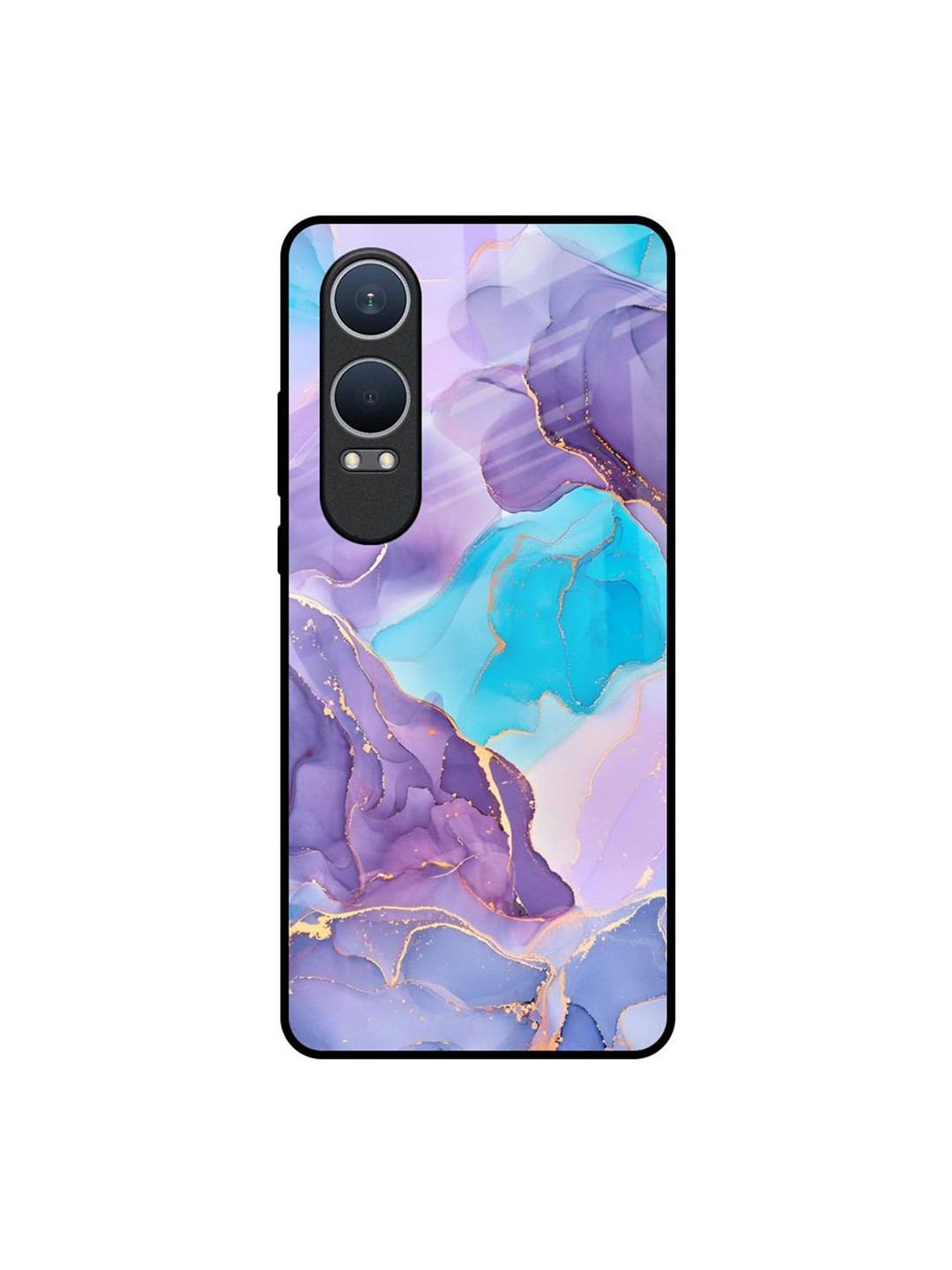 QRIOH Abstract Alcohol Ink Marble Impact Resistant OnePlus Nord CE4 Lite 5G Back Case