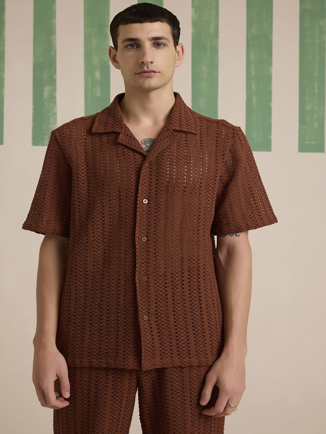 Muvazo Heir'loom Crochet Shirt & Trouser