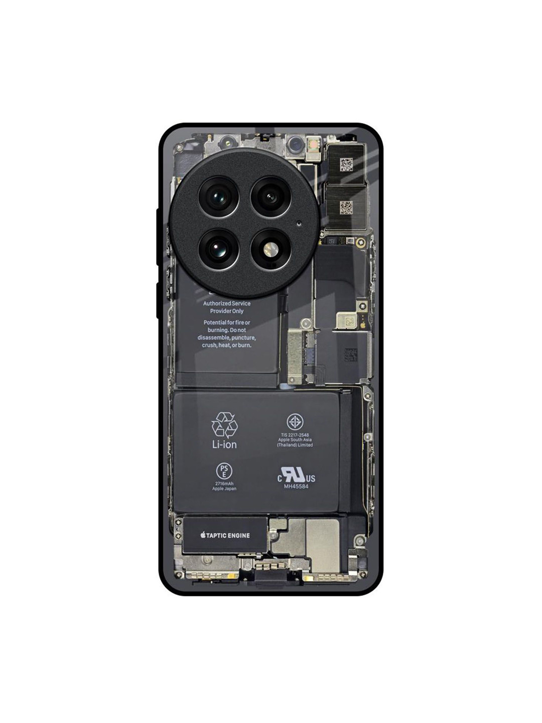 QRIOH Skeleton Inside OnePlus 13 Impact Resistant Back Case