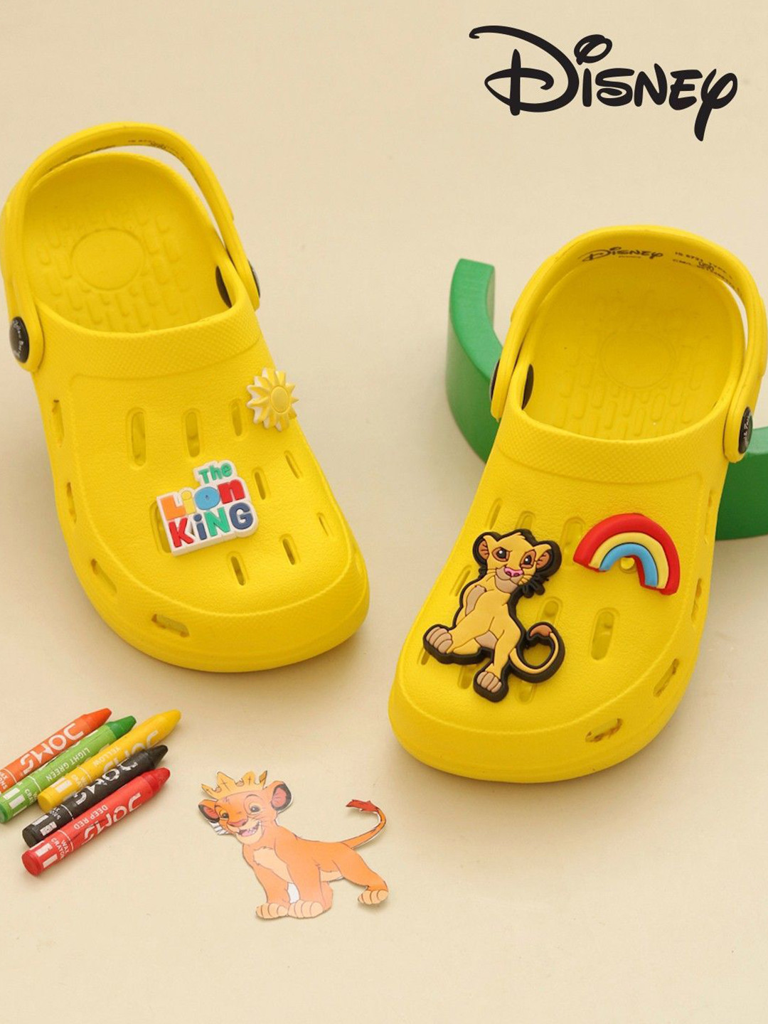 Yellow Bee Boys The Lion King Clogs