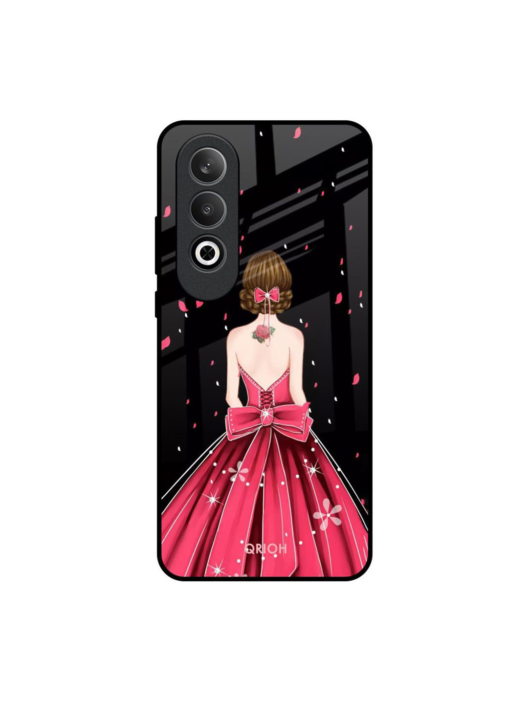 QRIOH Quirky Fashion Princess Glass OnePlus Nord CE4 5G Back Case