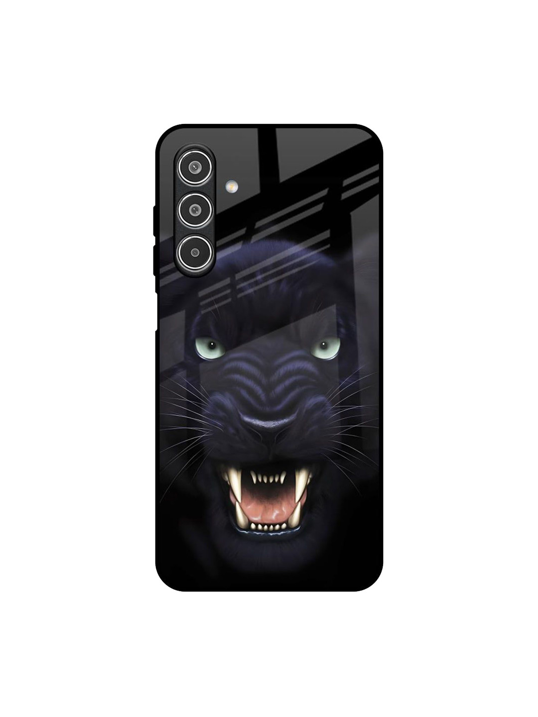 QRIOH Angry Black Leopard Samsung Galaxy A26 5G Impact Resistant Back Case