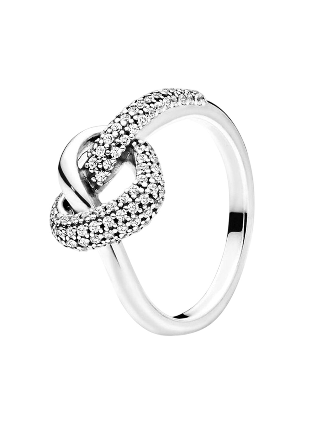 Just Lil Things Studded Knot Finger Ring
