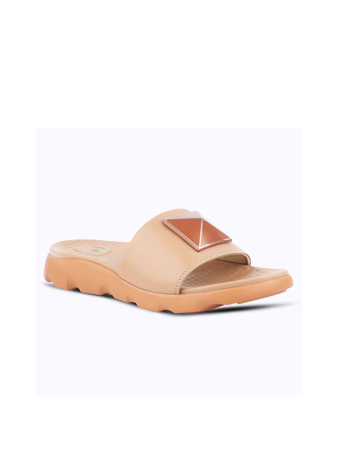 MEDIFEET Women Textured Round Toe One Toe Flats