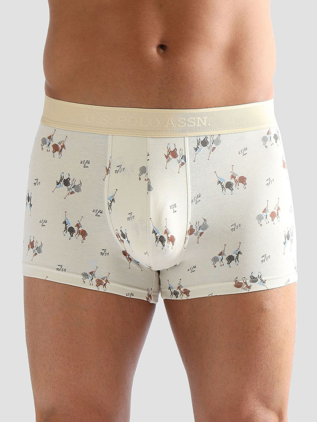 U.S. Polo Assn. PT005 Men Printed Anti Microbial Trunk PT005-B26-PR