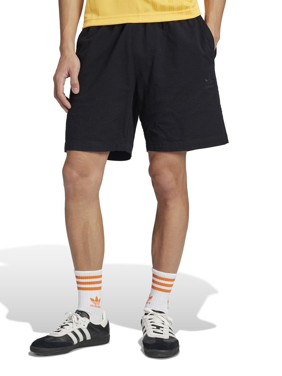 Adidas Originals ESS Men Regular Fit Mid-Rise Sports Shorts