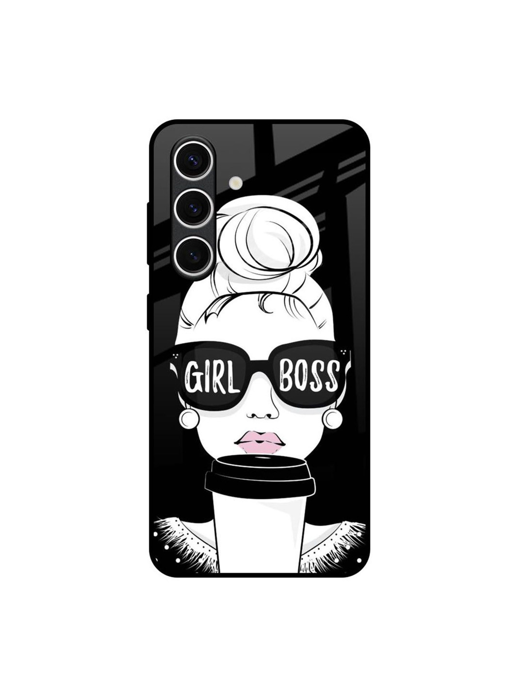 QRIOH Girl Boss Samsung Galaxy S24 FE 5G Impact Resistant Back Case