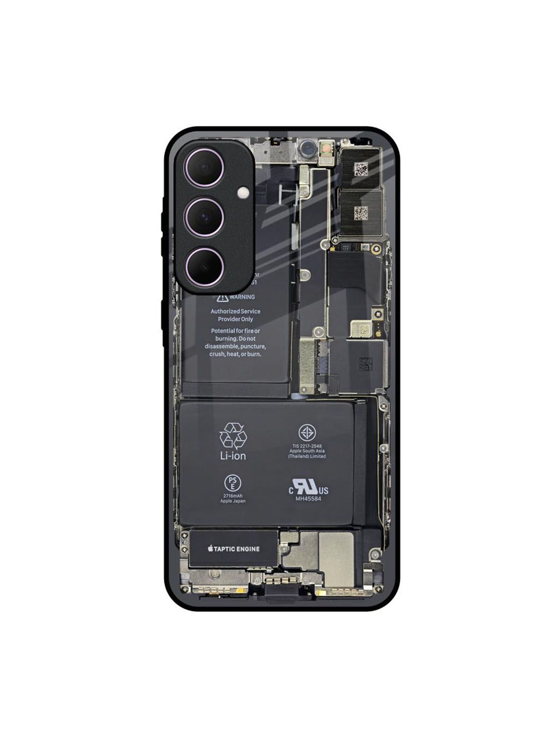 QRIOH Skeleton Inside Samsung Galaxy A35 5G Impact Resistant Back Case