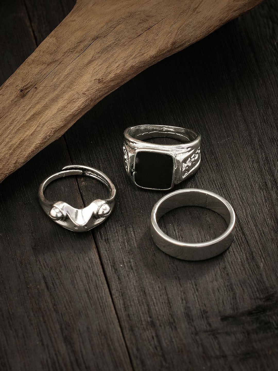 Just Lil Things Set Of 3 Frog Stacking Finger Rings