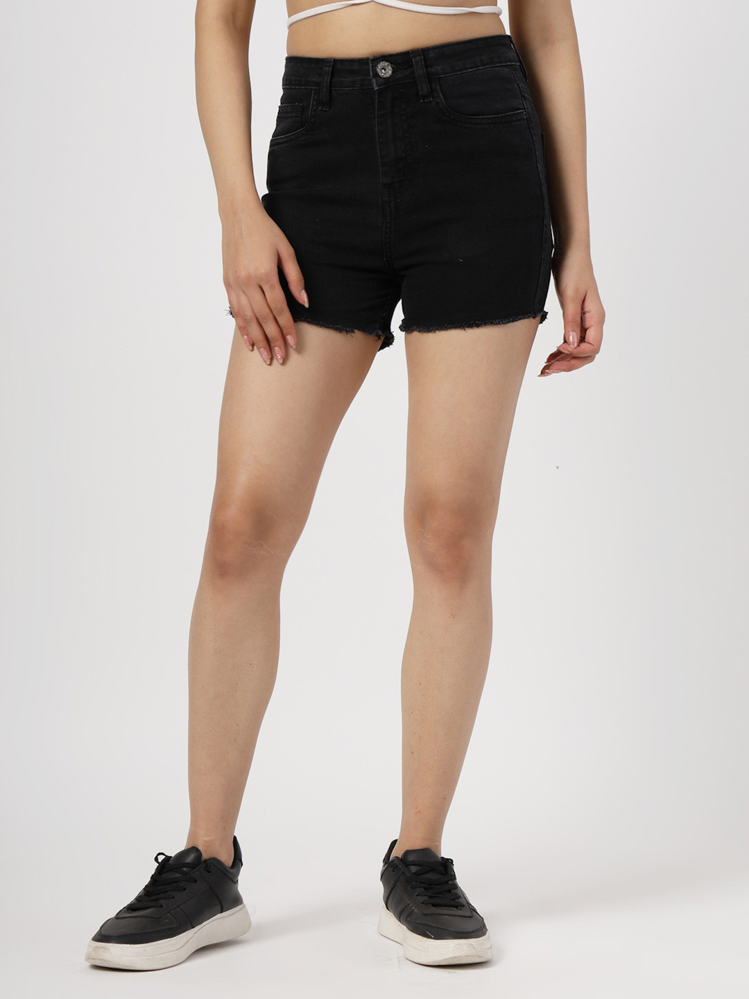 COSMIC Women Washed Hot Pants Shorts