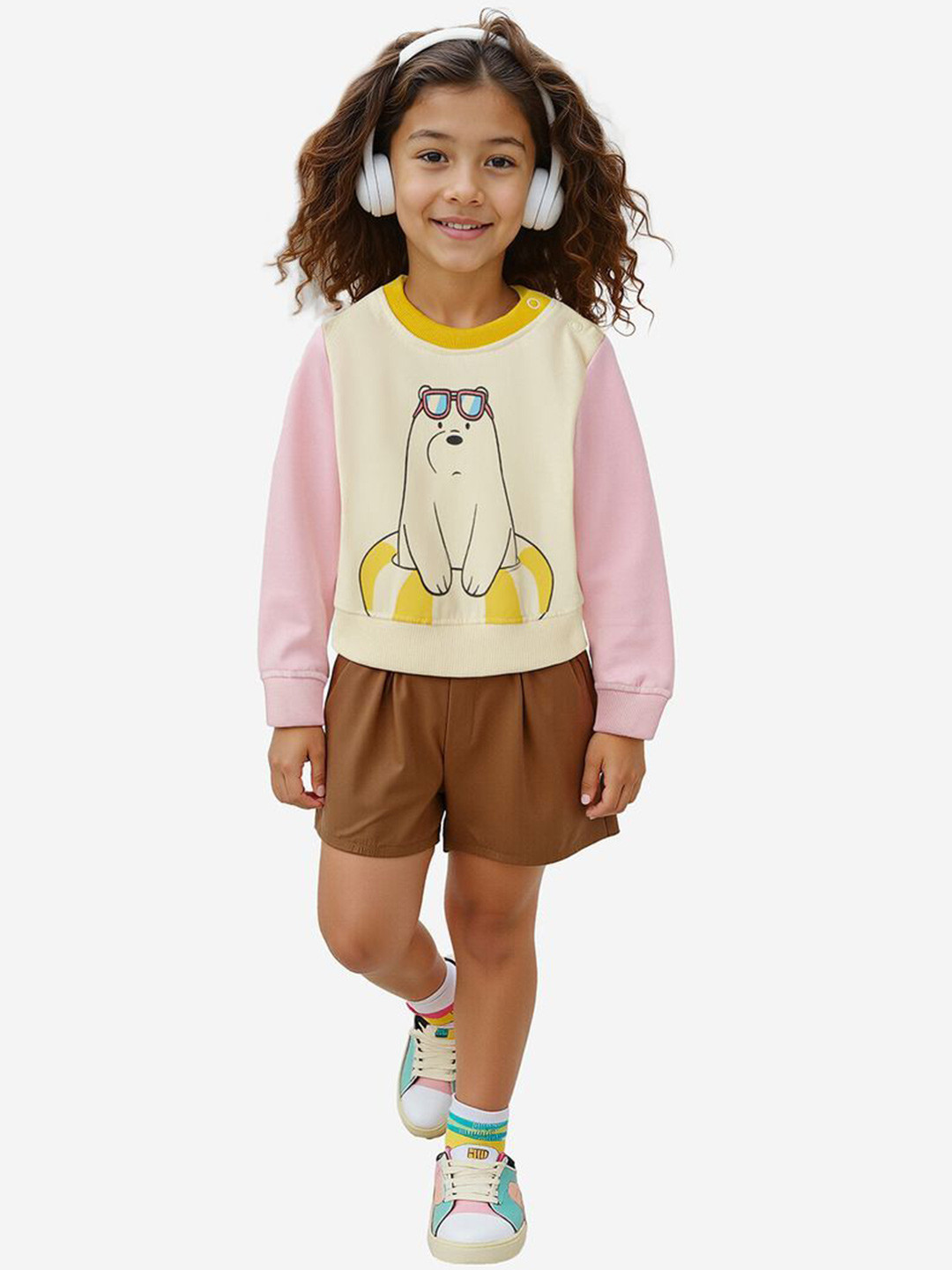 The Souled Store Girls We Bare Bears Ice Bear Sweatshirt