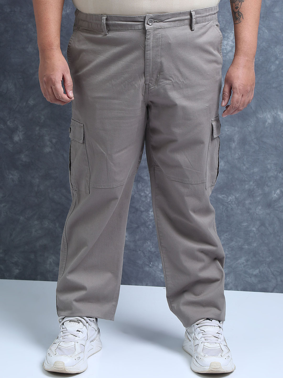 Sztori Men Loose Fit Plus Size Cargos