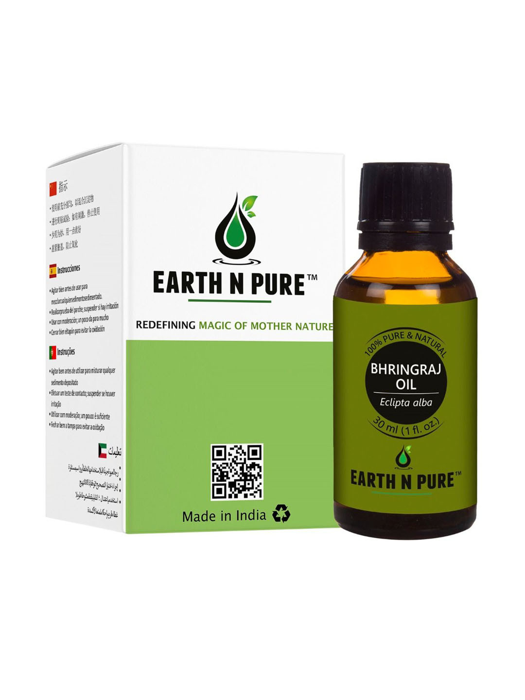 EARTH N PURE Bhringraj Oil For Hair & Skin - 30 ml