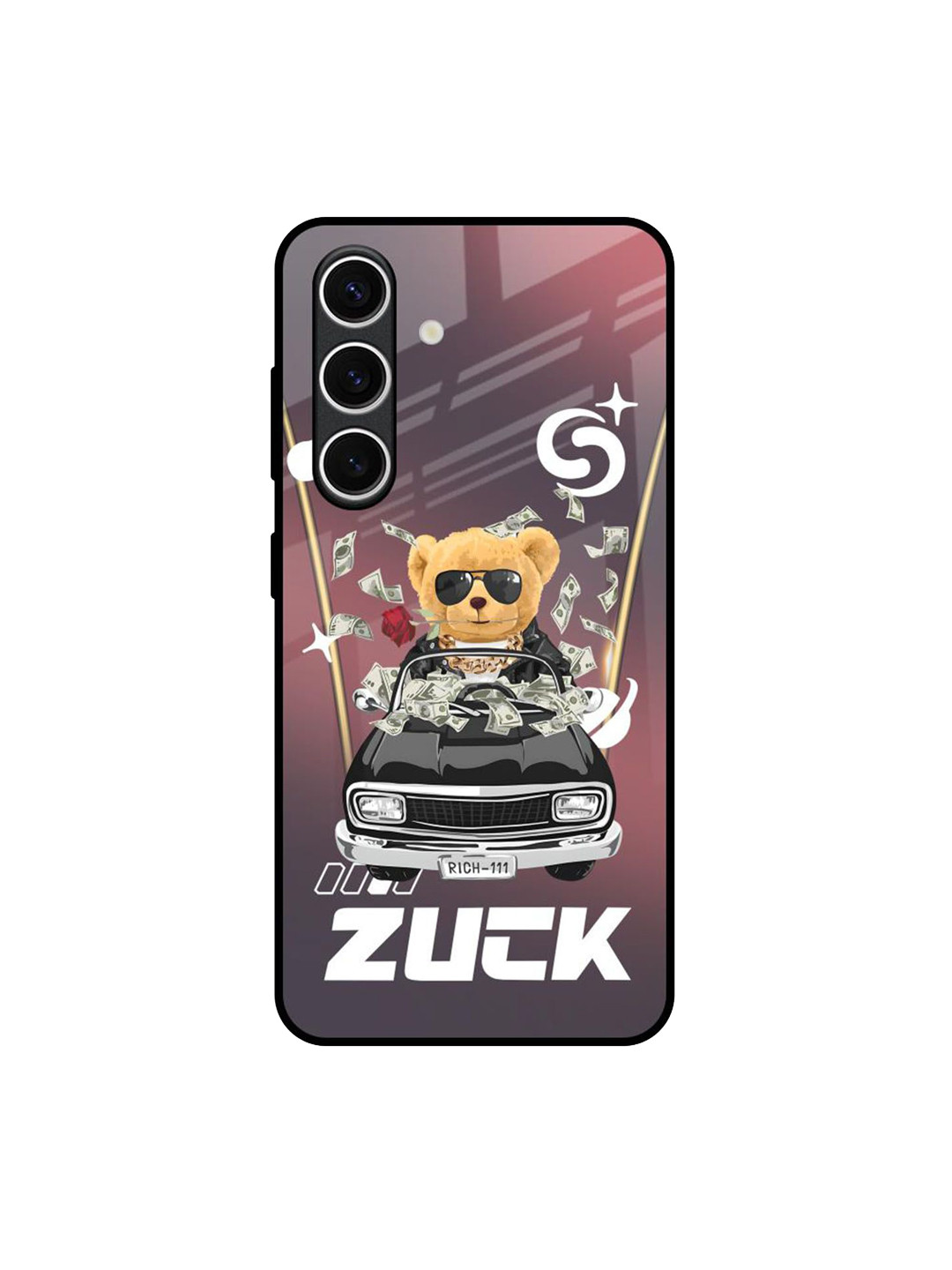 QRIOH Money Madness Samsung Galaxy S24 FE 5G Impact Resistant Back Case