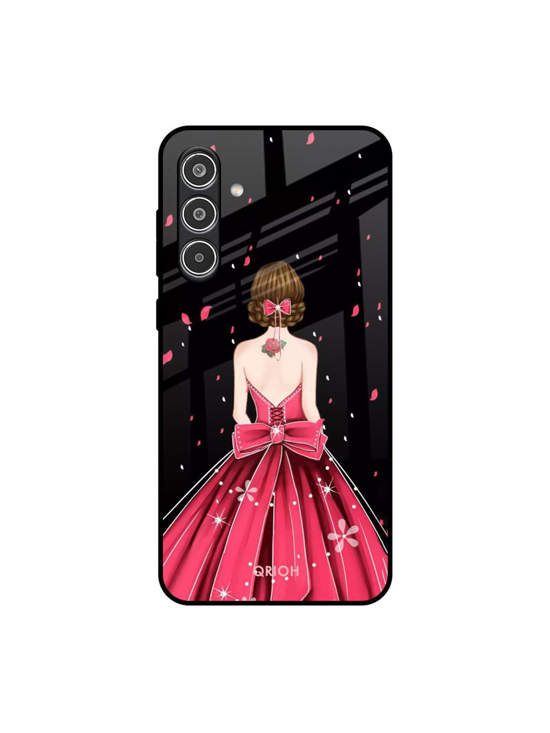 QRIOH Quirky Fashion Princess Glass Samsung Galaxy A56 5G Back Case