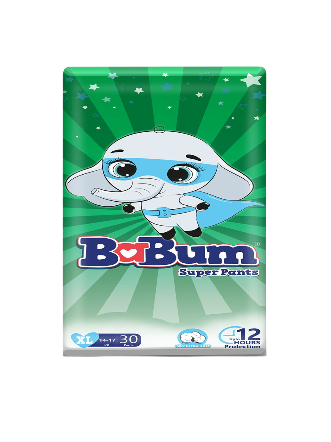 BABUM Super Pants Rash Free Premium Diaper- XL- 340 Diapers Each