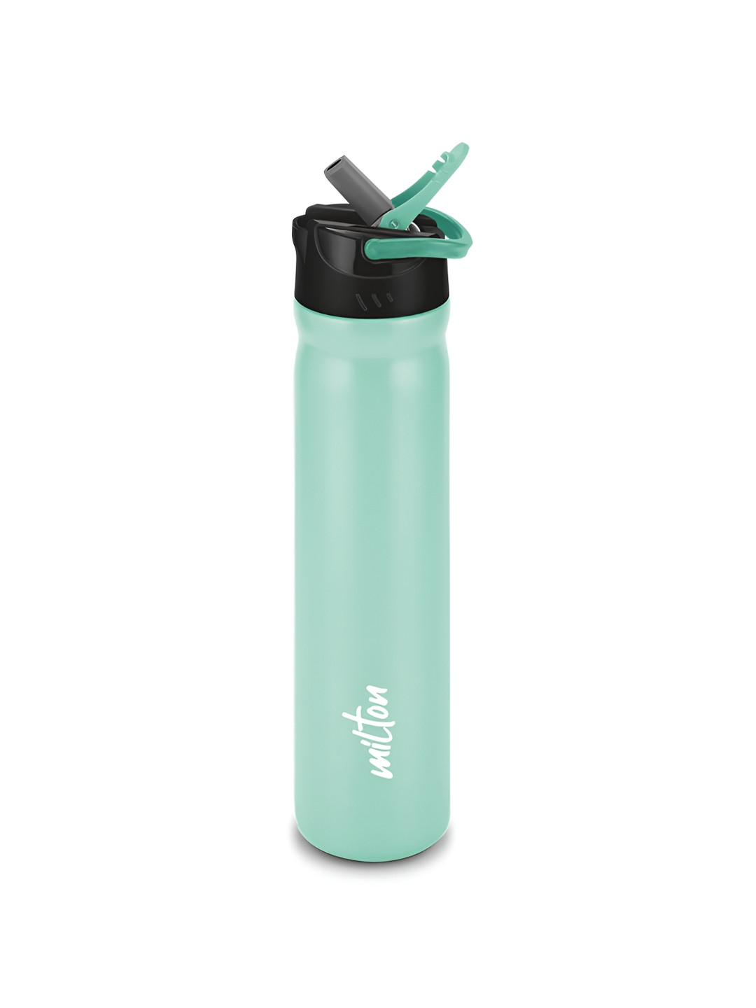Milton Aqua Green Leak-Proof Max 800 Stainless Steel Water Bottle with Sipper Lid 700 ml