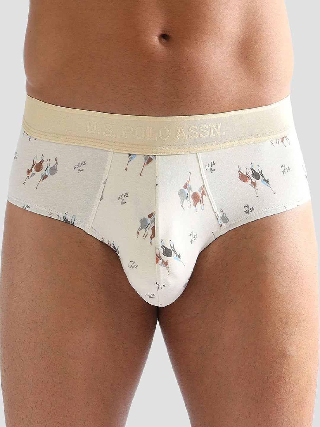 U.S. Polo Assn.Mid Rise Basic Briefs PB005-B26-PR