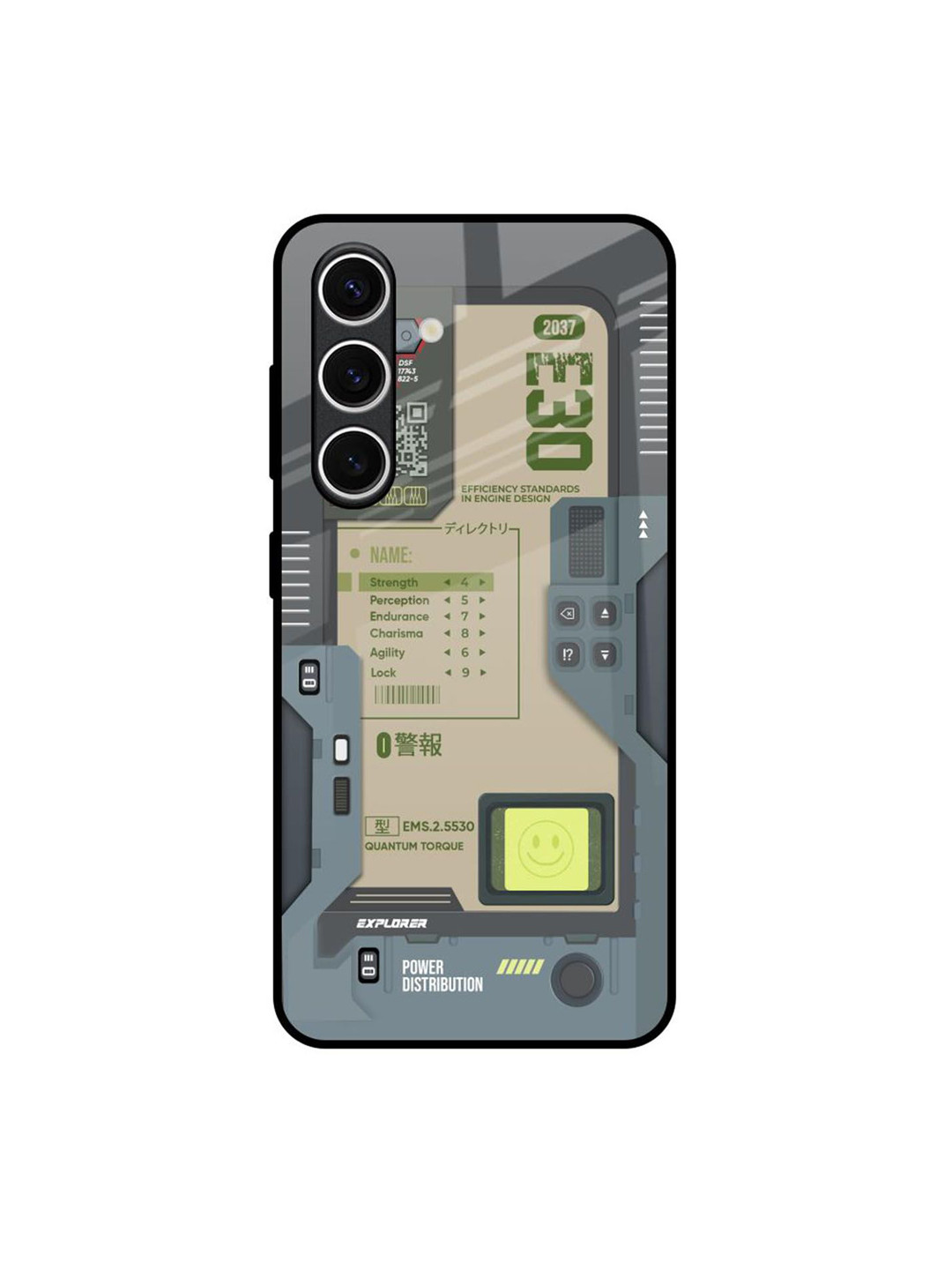 QRIOH Art Station Samsung Galaxy S24 FE 5G Impact Resistant Back Case
