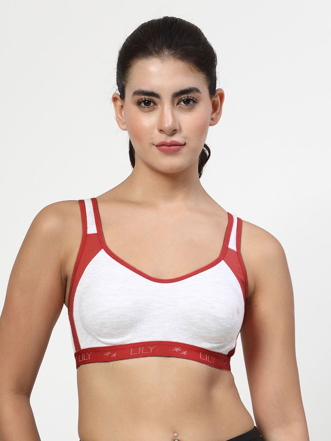 LILY Full Coverage Non Padded Sports Bra