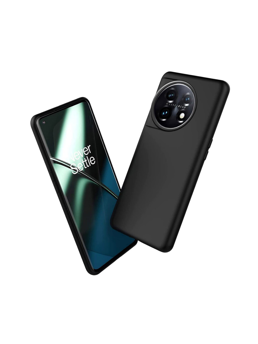 LIRAMARK Solid OnePlus 11 5G / 1+11 5G Impact Resistant Back Case