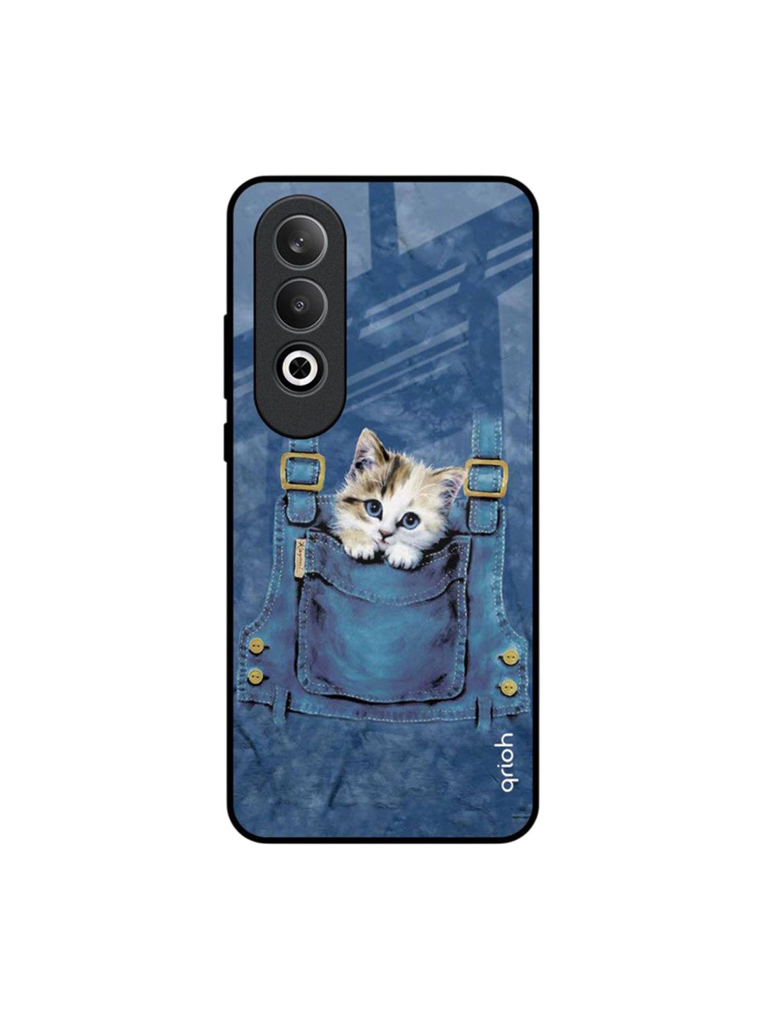 QRIOH Kitty In Pocket OnePlus Nord CE4 5G Impact Resistant Back Case